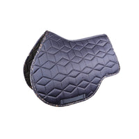 Hy Equestrian Elevate Allure Saddle Pad Navy/Rose Gold