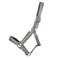 Hy Equestrian Mermaid Shimmer Headcollar & Lead Rope Stl Gry