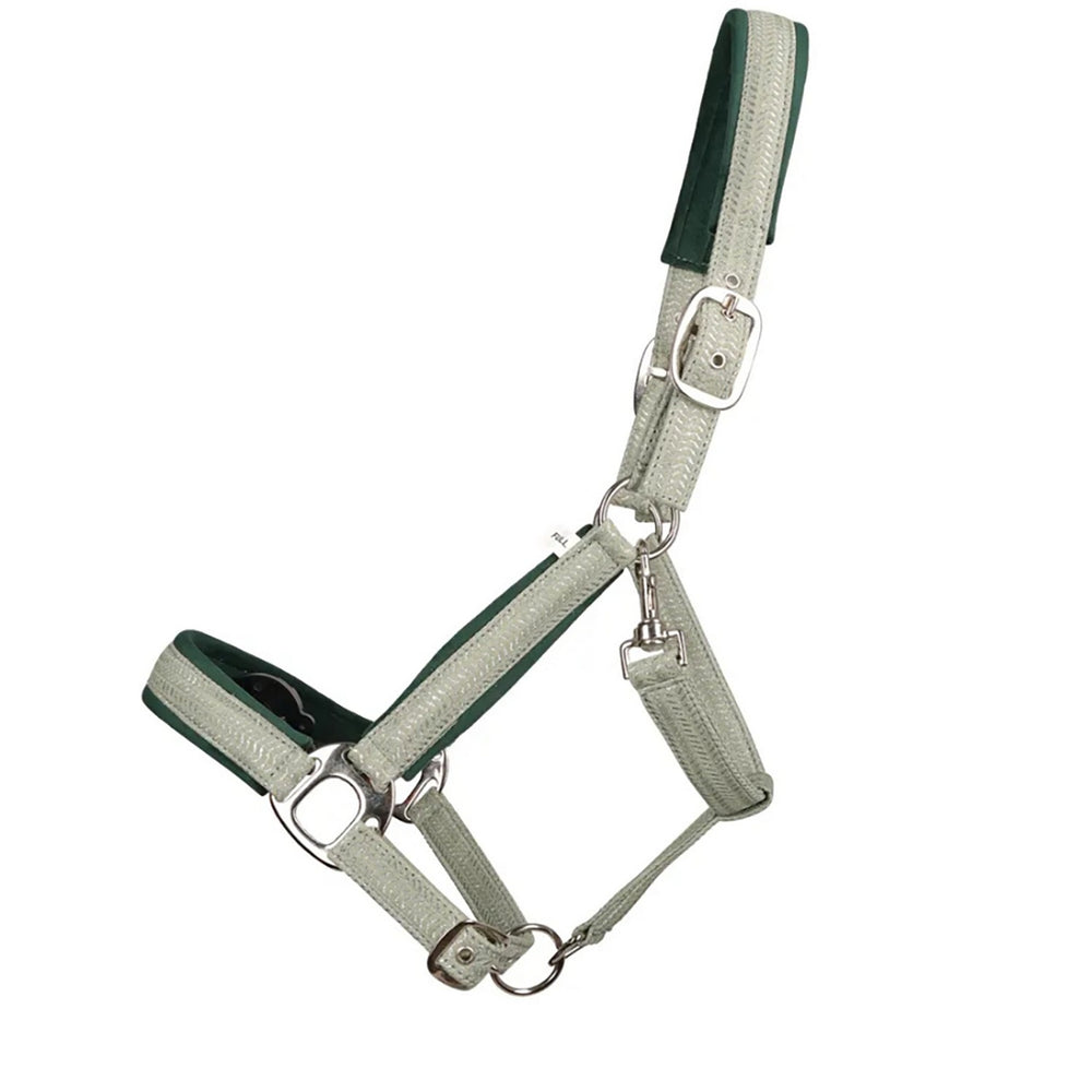 Hy Equestrian Mermaid Shimmer Headcollar & Lead Rope Mnt Grn