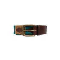 Hy Equestrian Elevate Polo Belt Teal/Mocha/Beige