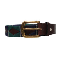 Hy Equestrian Elevate Polo Belt Navy/Olive Green