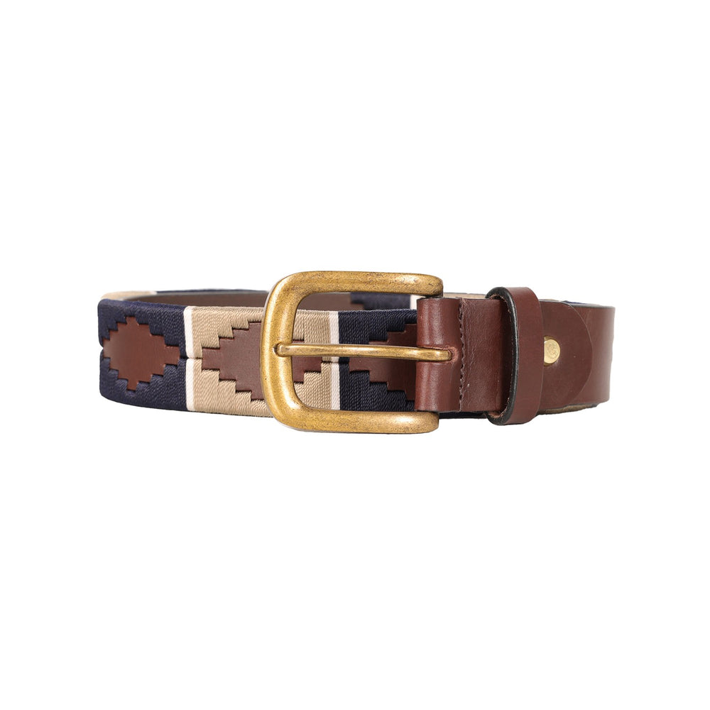 Hy Equestrian Elevate Polo Belt Navy/Fossil
