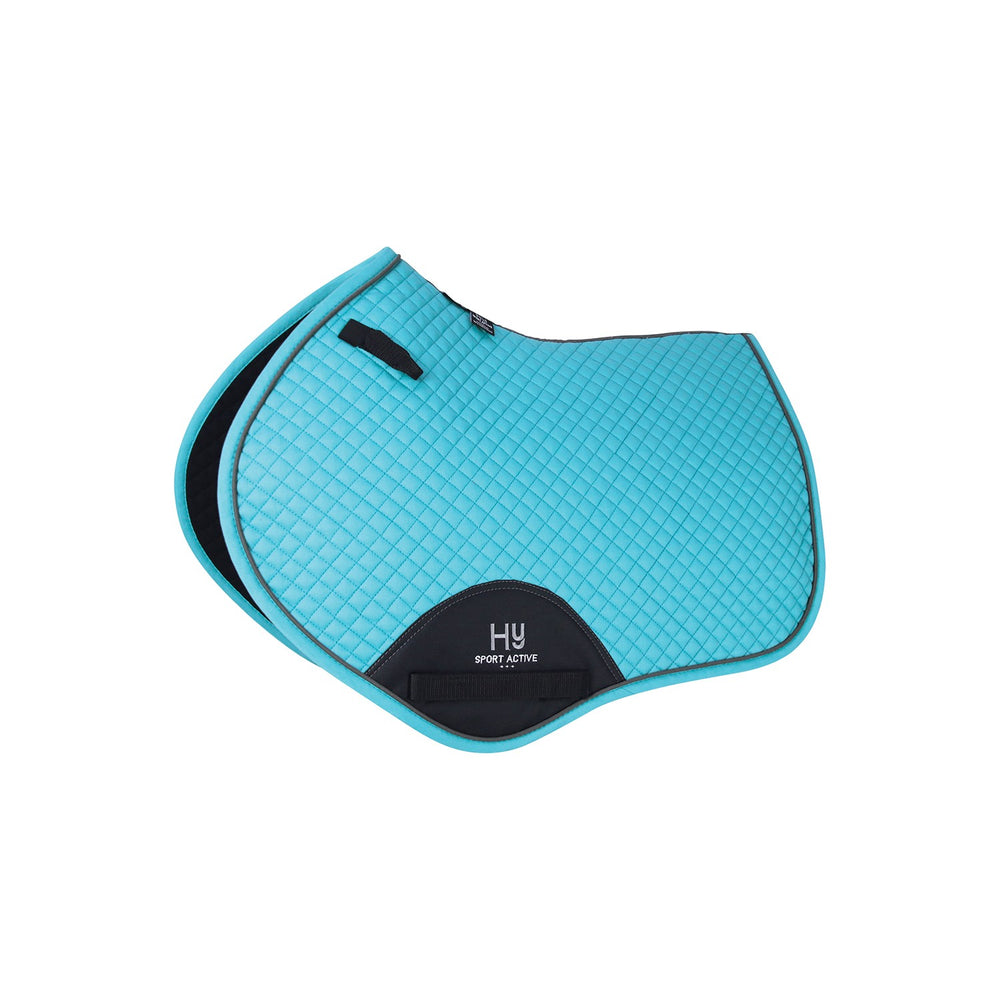 Hy Sport Active Close Contact Saddle Pad Sky Blue