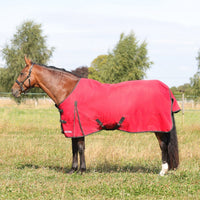Hyconic 100G Turnout Rug Red/Charcoal