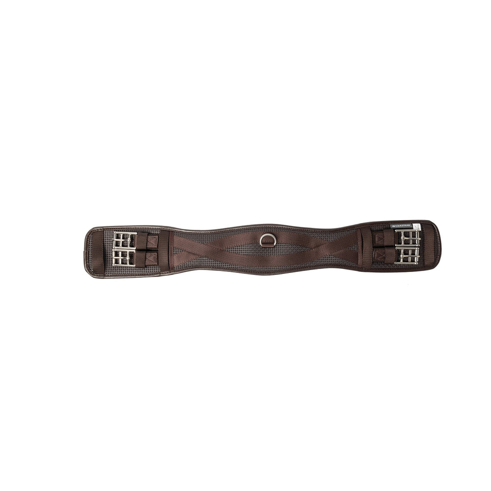 Hy Equestrian Waffle Dressage Girth Double Elasticated Brn