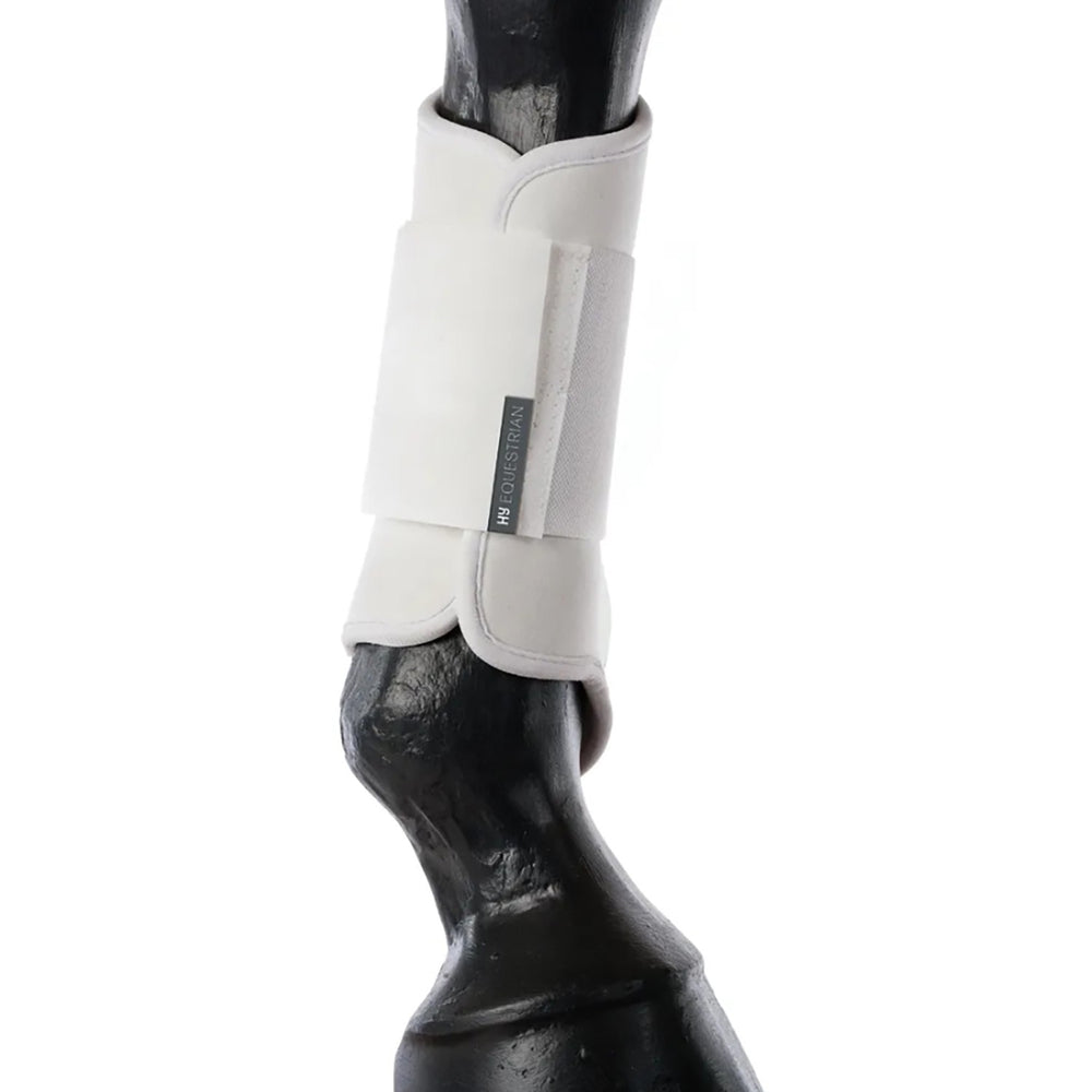 Hy Equestrian Brushing Boots White