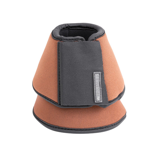 Hy Equestrian Neoprene Over Reach Boots Brown