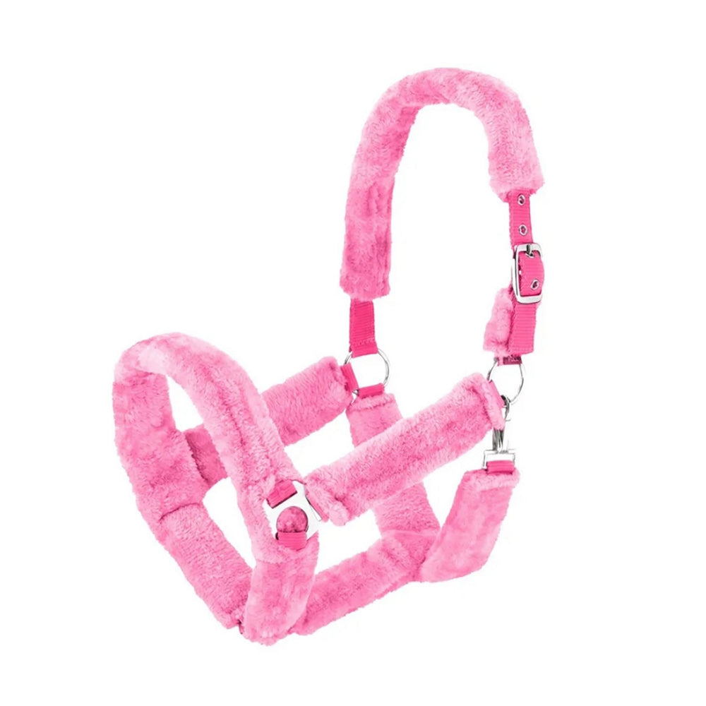 Hy Equestrian Fab Fleece Headcollar Pink