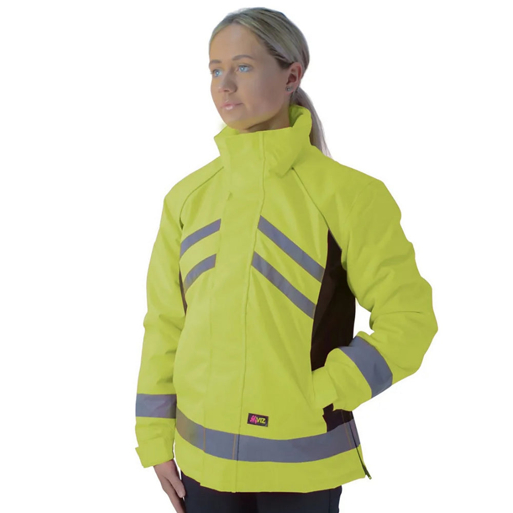 Reflector Waterproof Riding Jacket Yellow
