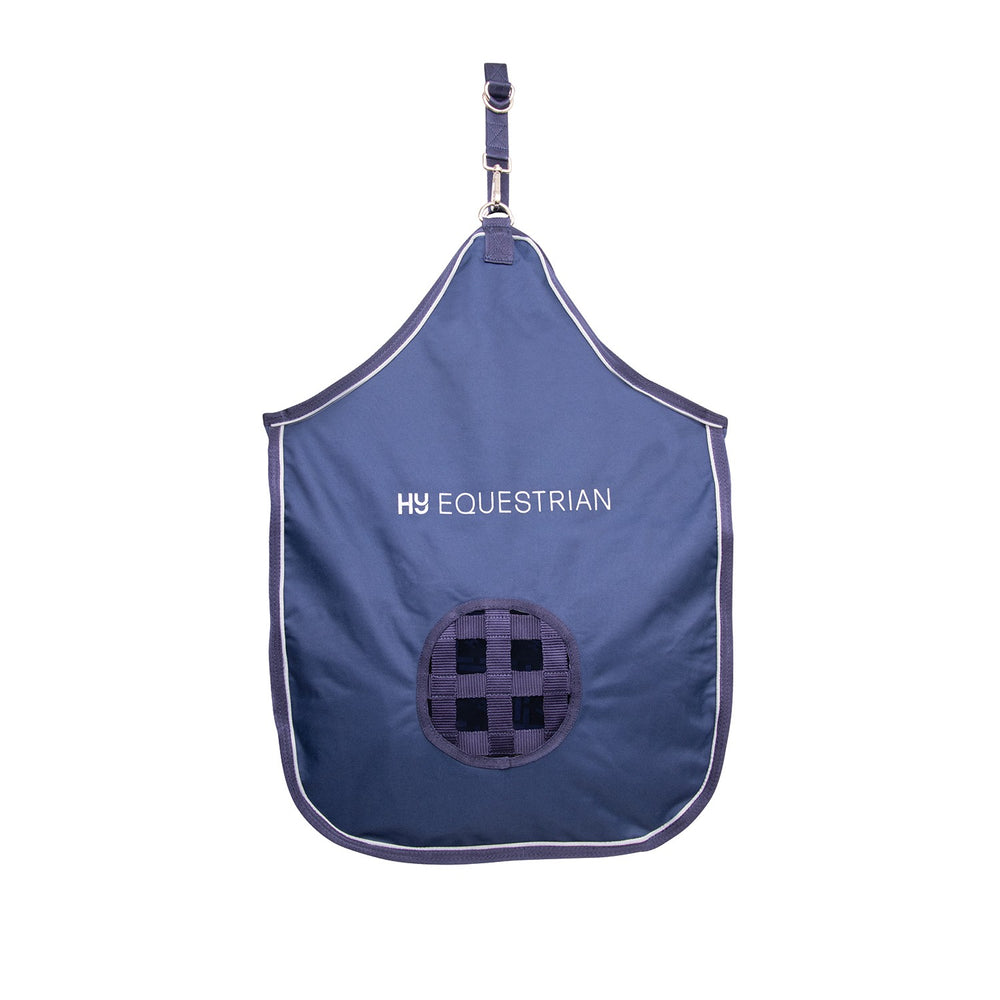 Hy Equestrian Hay Bag Navy/Grey