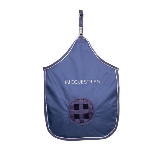 Hy Equestrian Hay Bag Navy/Grey