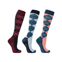 Hy Equestrian Synergy Argyle Socks Adult