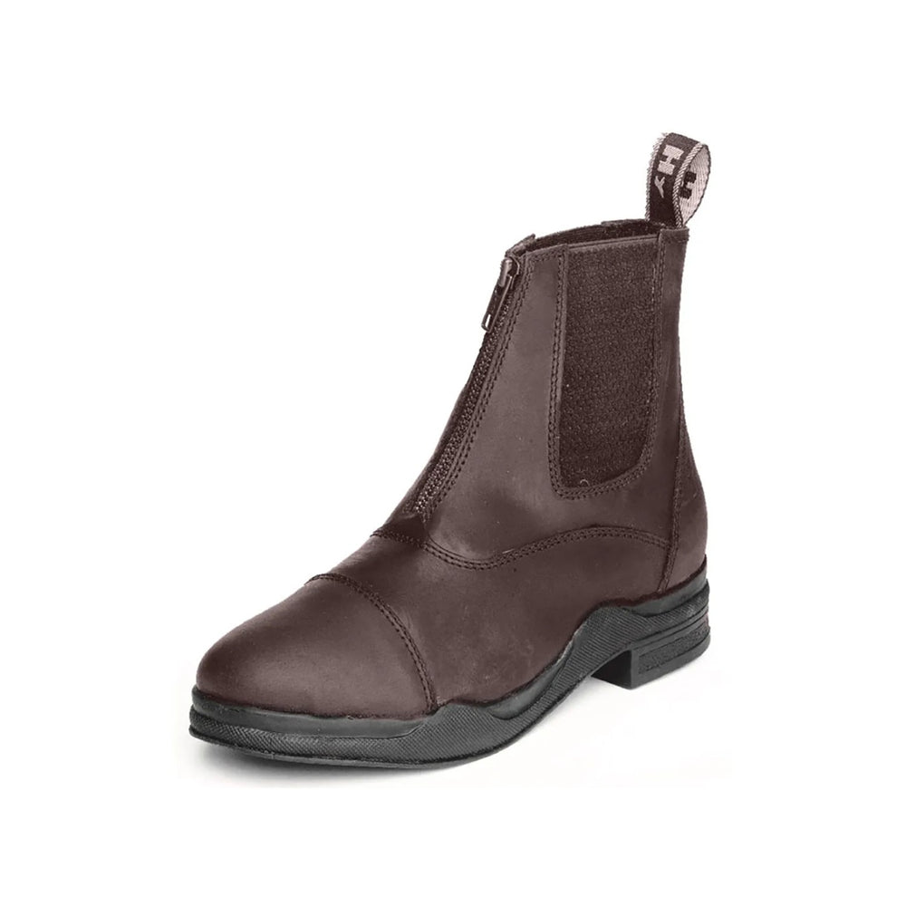 Hy Equestrian Wax Leather Jodhpur Boots Adult Brown