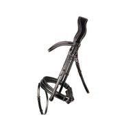 Propresicce Pelle Crank Leather Bridle  Black/Silver
