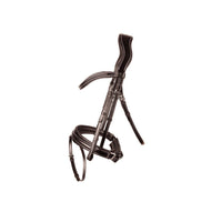 Propresicce Pelle Crank Leather Bridle  Brown/Silver
