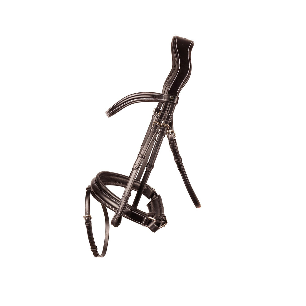 Propresicce Pelle Crank Leather Bridle  Brown/Brass