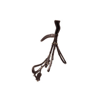 Propresicce Pelle Drop Leather Bridle  Brown/Brass