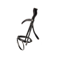 Propresicce Pelle Flash Leather Bridle  Black/Silver