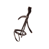 Propresicce Pelle Flash Leather Bridle  Brown/Brass