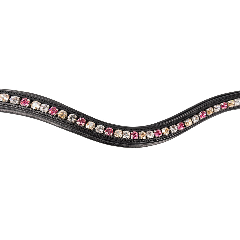 Propresicce Signature Curved Diamante Browband Pk/Silver/Tpe