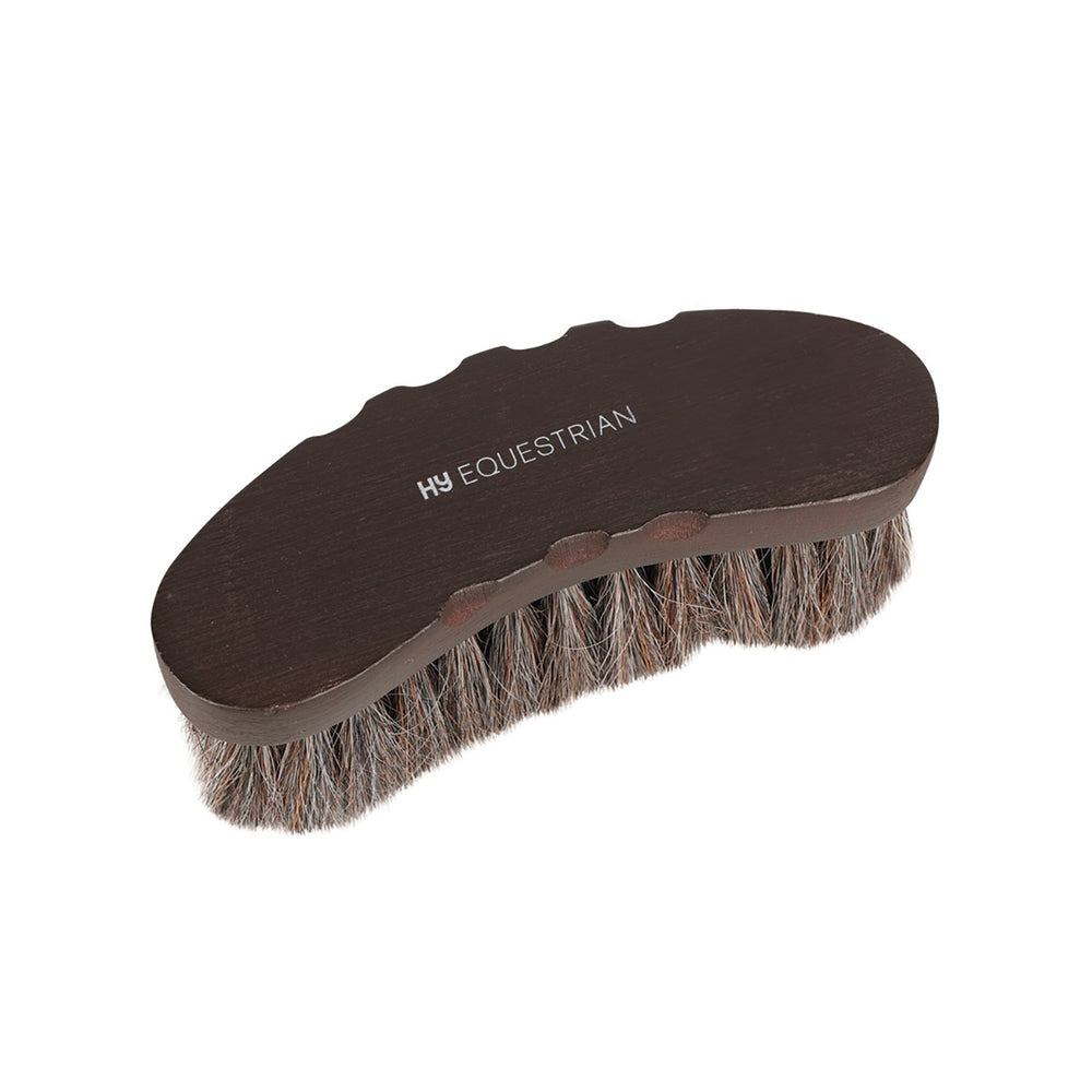 Hy Equestrian Progroom Deluxe Goat Hair Wooden Dandy Brush