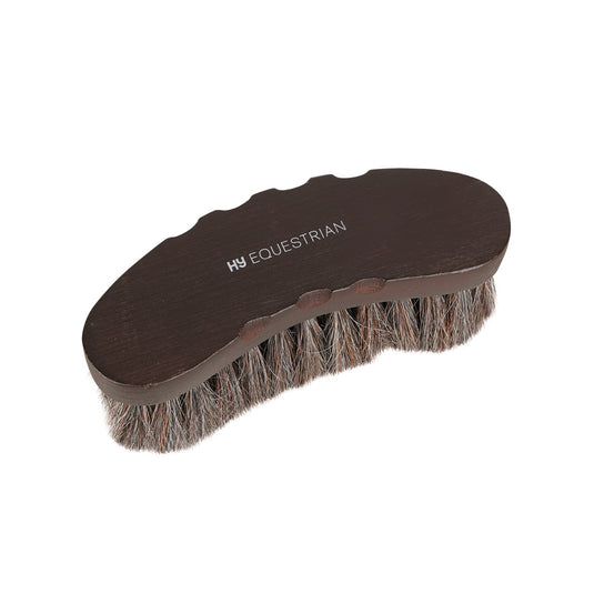 Hy Equestrian Progroom Deluxe Goat Hair Wooden Dandy Brush