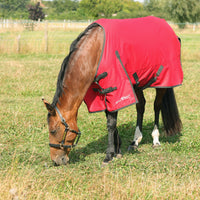 Hyconic 50G  Turnout Rug Red/Charcoal