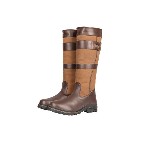 Hy Equestrian Edale Long Country Boots Brown