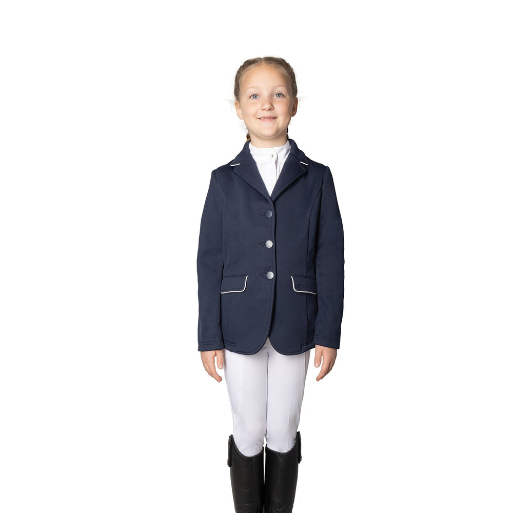 Hy Equestrian Roanne Competition Jacket Child Navy