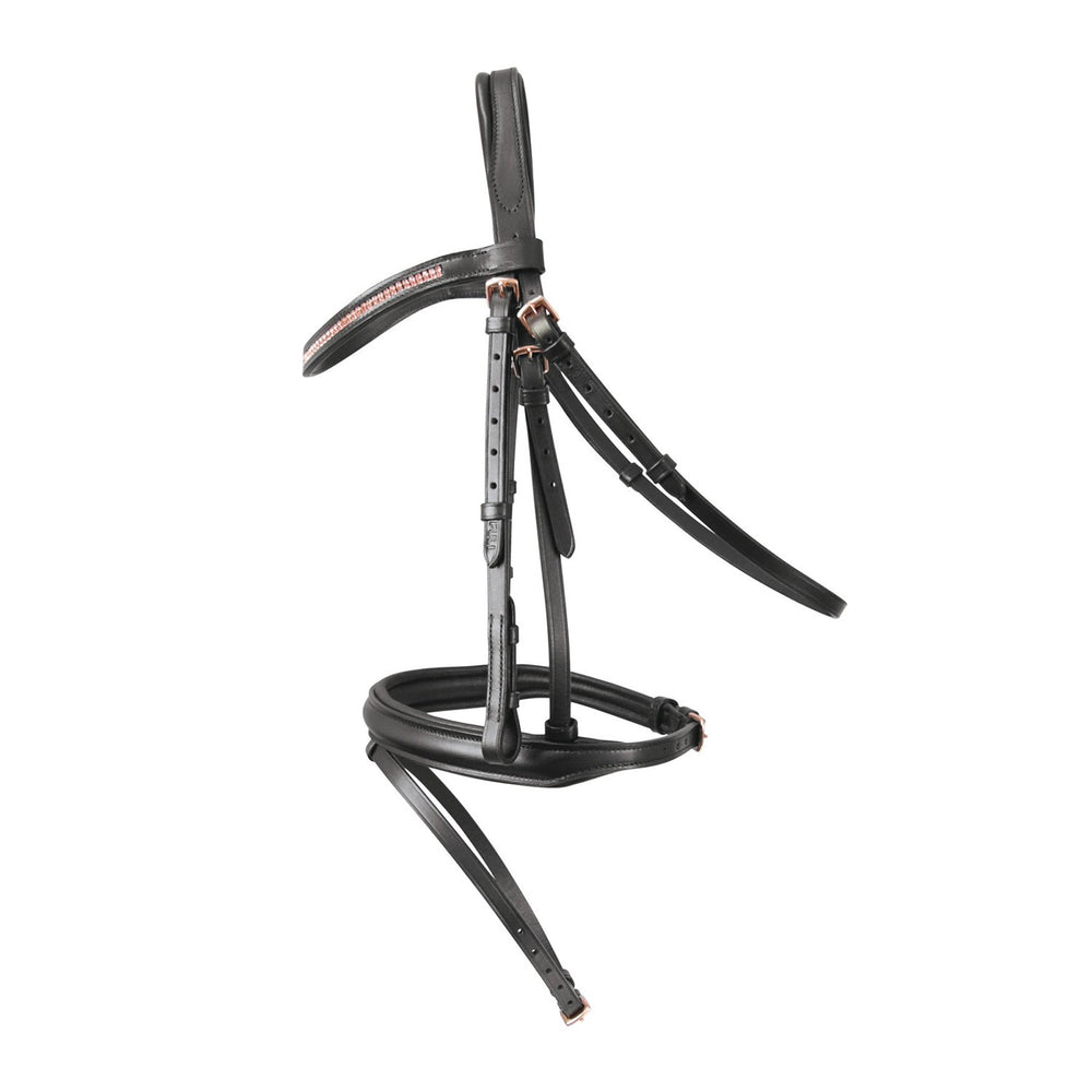 Hy Equestrian Rosciano Bridle Brown/Rose Gold