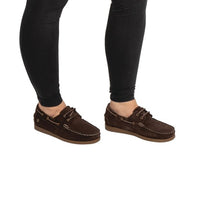 Proterrain Savona Deck Shoes Chocolate