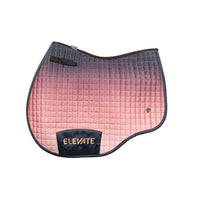 Hy Equestrian Elevate Saddle Pad Navy/Rose