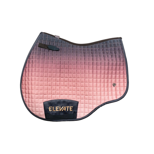 Hy Equestrian Elevate Saddle Pad Navy/Rose