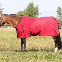 Hyconic 50G  Turnout Rug Red/Charcoal