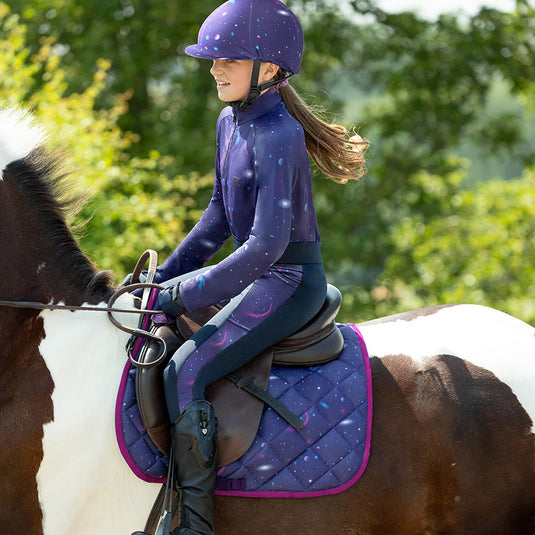 Hy Equestrian Elevate Misz Outof This World Tights Nvy/Mgt