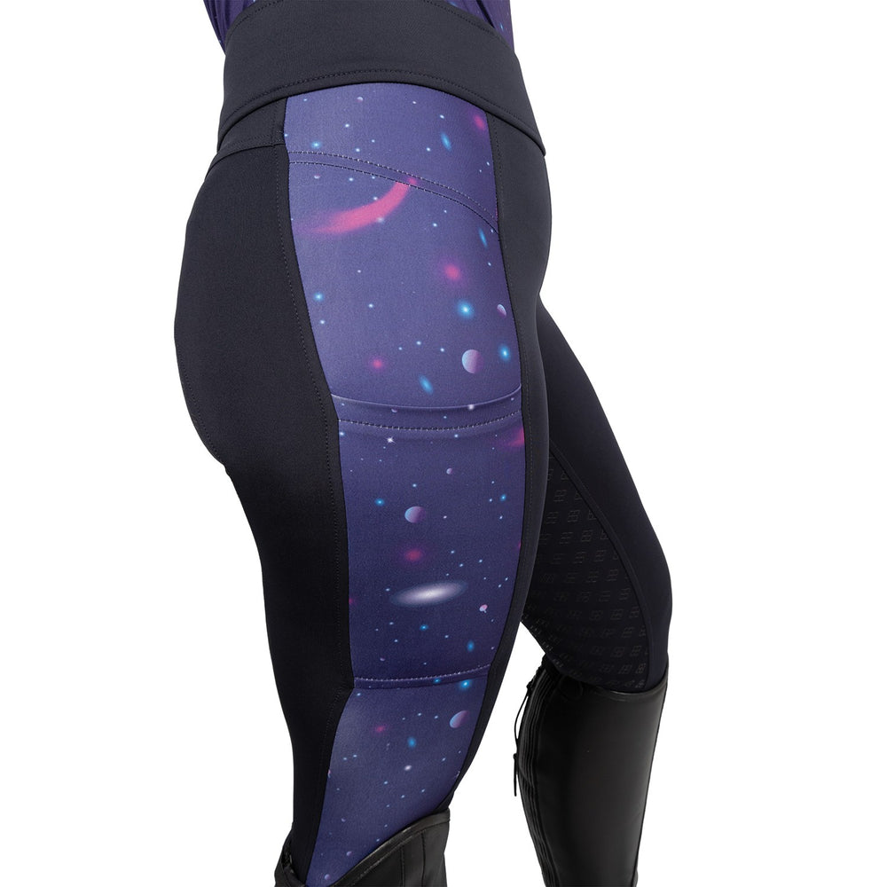 Hy Equestrian Elevate Out Of This World Tights Nvy/Mgt
