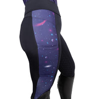 Hy Equestrian Elevate Out Of This World Tights Nvy/Mgt