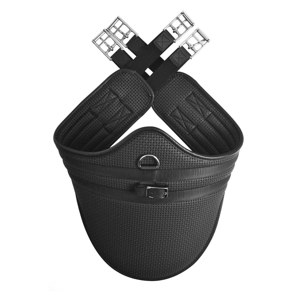 Hy Equestrian Waffle Stud Girth Black Long