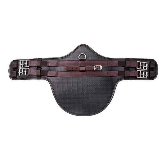 Hy Equestrian Waffle Stud Girth Brown Short