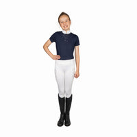 Hy Equestrian Children'S Roka Reign Riding Tights White