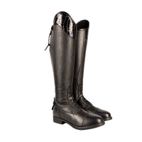 Hy Equestrian Aliano Riding Boots Black/Blue