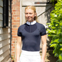 Hy Equestrian Lennon Show Shirt Navy