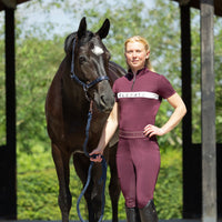 Hy Equestrian Elevate Allure Riding Tights Berry