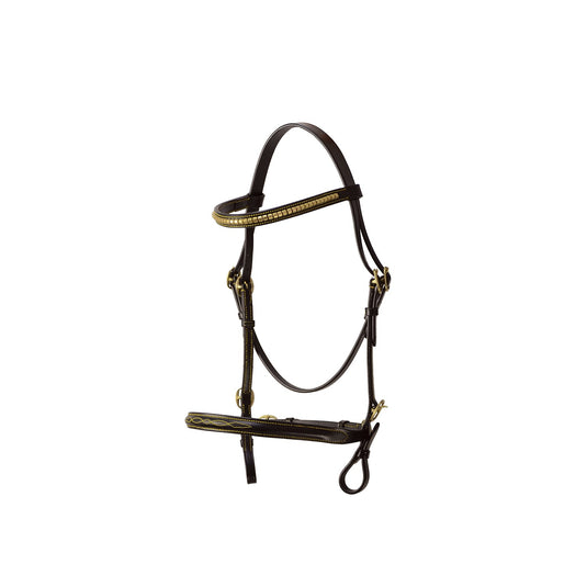 Hy Equestrian In-Hand Bridle Brown