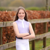Hy Equestrian Eden Sleeveless Show Shirt Child White
