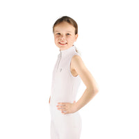 Hy Equestrian Eden Sleeveless Show Shirt Child White
