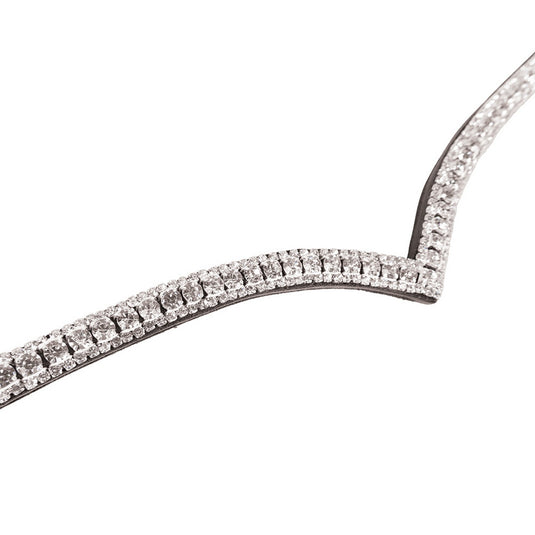 Propresicce Signature V Diamante Browband  Black/Silver