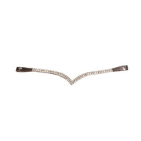 Propresicce Signature V Diamante Browband  Brown/Silver