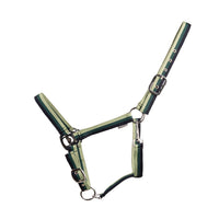 Hy Equestrian Trinity Headcollar Navy/Grn/L Green