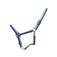 Hy Equestrian Trinity Headcollar Navy/Blue/L Blue